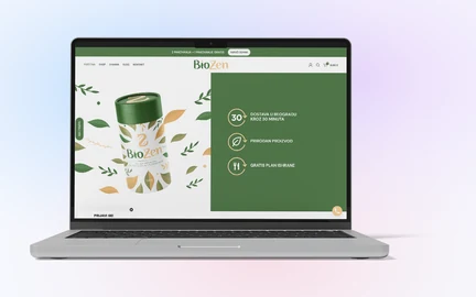 BioZen – online store for a weight-loss tea