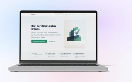 Certiwa – corporate website for ISO consultants in Sweden
