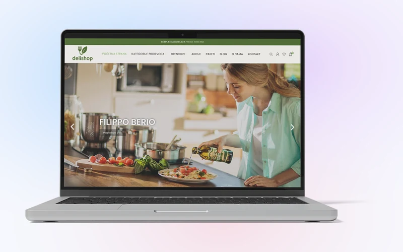 Delishop – gourmet food e-commerce build