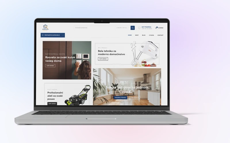Dom Plus Market – online store for home equipment