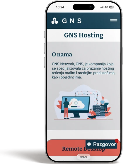 GNS Hosting – mobile version