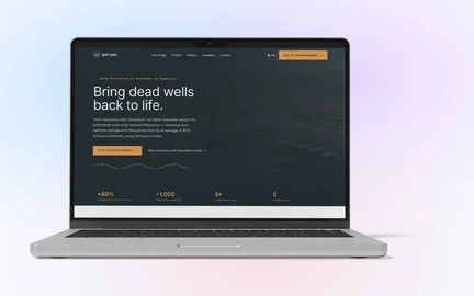 Just4you – multilingual website for oil-well stimulation technology