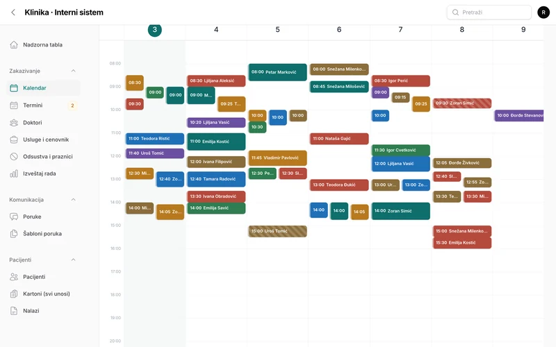 Clinic system – internal software for running a polyclinic