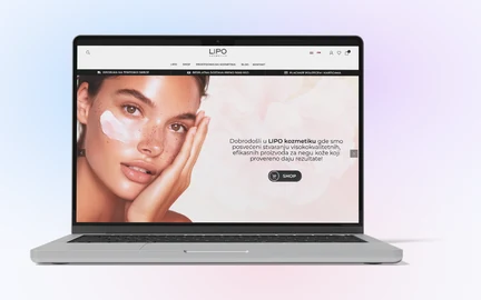 Lipo Kozmetika – natural cosmetics e-commerce build