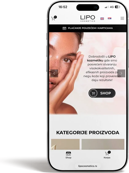 Lipo Kozmetika – mobile version