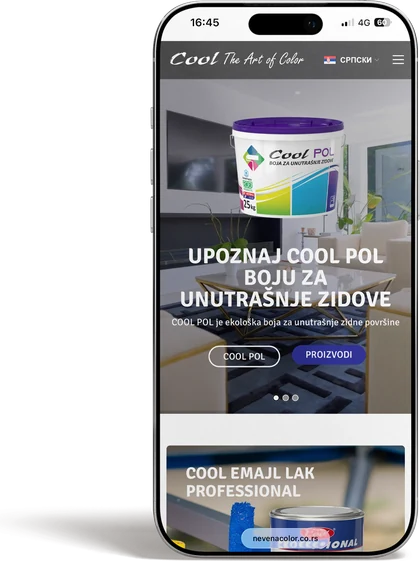 Nevena Color – mobile version