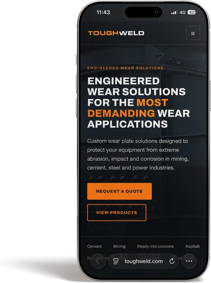 Tough Weld – mobile view