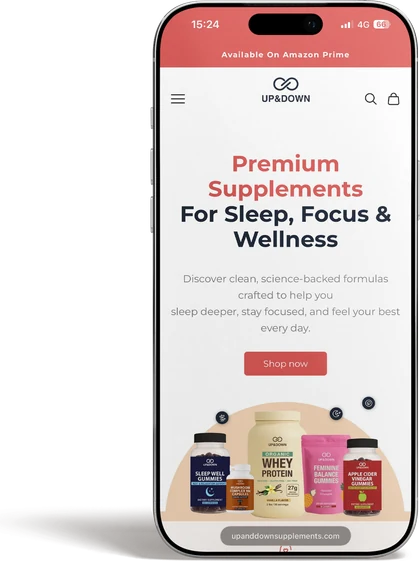 Up&Down Supplements – mobile version