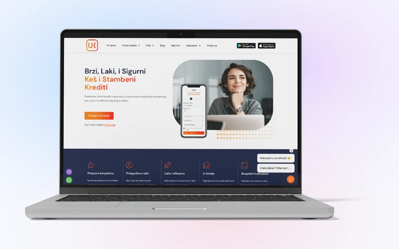 UzmiKredit – loan brokerage website
